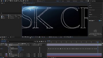 After effects trim paths Lens flare method 1