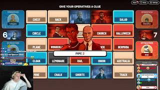 xQc Has a Blast Playing CODENAMES with Friends!