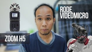 WHICH MIC IS BETTER? ZOOM H5 VS RODE VIDEOMICRO | AUDIO TEST