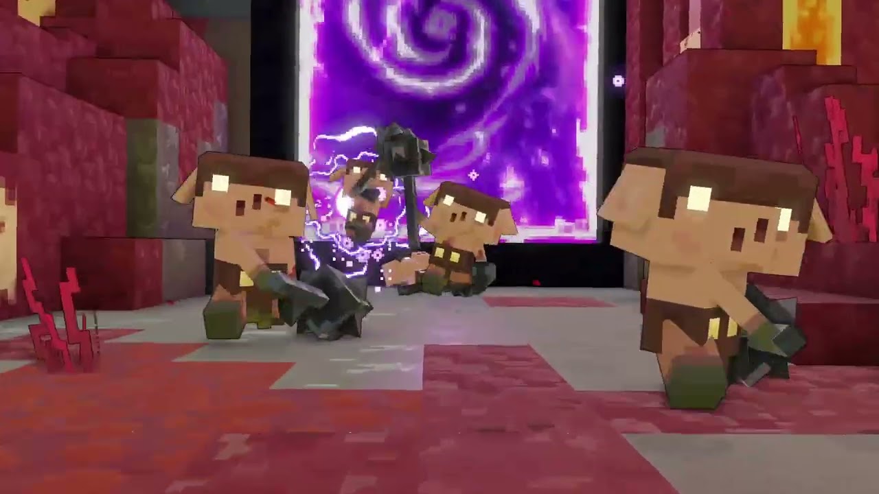 Helping allies, angering piglins, and going to the question marks(Ep3 Minecraft Legends)