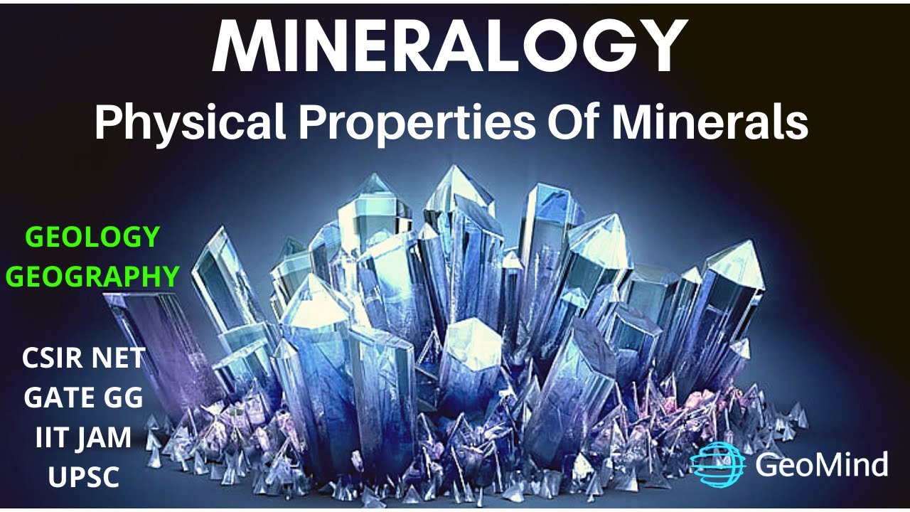 Mineralogy Part5 Physical Properties of Minerals Color and Luster