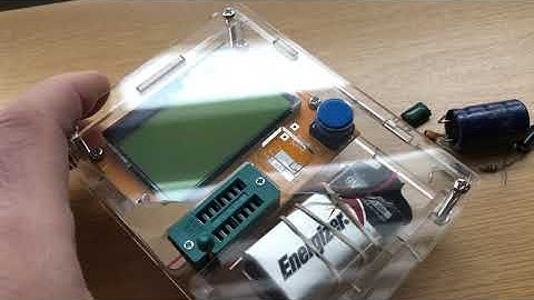 LCR-T4 Mega328 Electronic Component Tester Unboxing and Review