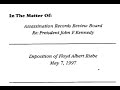 Floyd Riebe&#39;s testimony provided to the ARRB (JFK assassination)