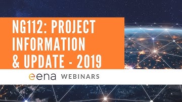 2019 - NG112: Project information & Update