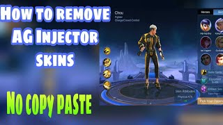 HOW TO REMOVE ALL SKINS OF AG INJECTOR | NEW STEPS TO REMOVE 100% WORKING screenshot 3