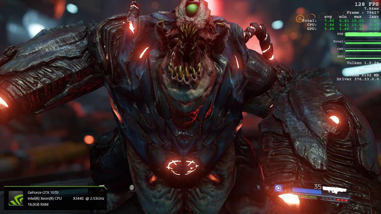 DooM (2016) Xeon X3440 STOCK Ultra