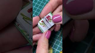 FREE template for miniature botanical art book🌹📚