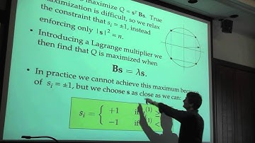 Network, community and spectra by Mark Newman