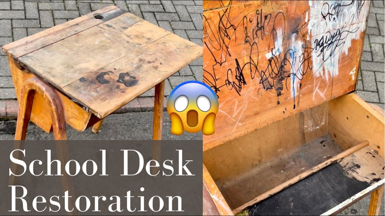 school desk art