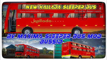 NEW BV MAXIMA SLEEPER BUS MOD FOR BUSSID RELEASED / BV MAXIMA BUSSID / SLEEPER BUS MOD BUSSID