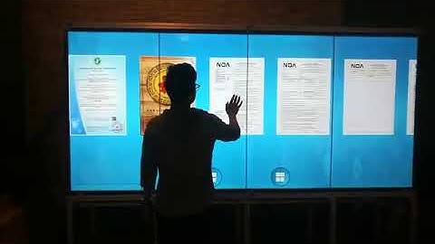 LCD Video Wall with Touch