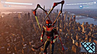 Spider-Man PS4 - Jumping Off Biggest Building In Avengers Stark Suit (Spiderman 2018) PS4 Pro