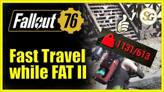 Fast travel while over encumbered II - #Fallout76 @SequentialGamerFallout