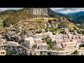 4K drone video of Amantea, Calabria, Italy