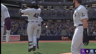 JACKIE ROBINSON DAY SMASH!!!!! NISHIO CRUSHES A 447-FT 3-RUN HOMER!