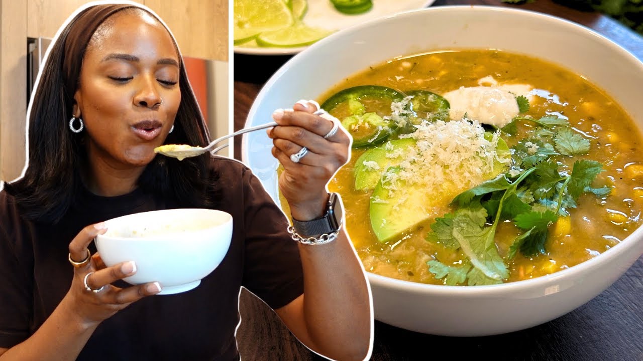 Easy White Bean Chili with the BEST Crispy Shredded Tofu | Plant-based, Healthy, & Delicious