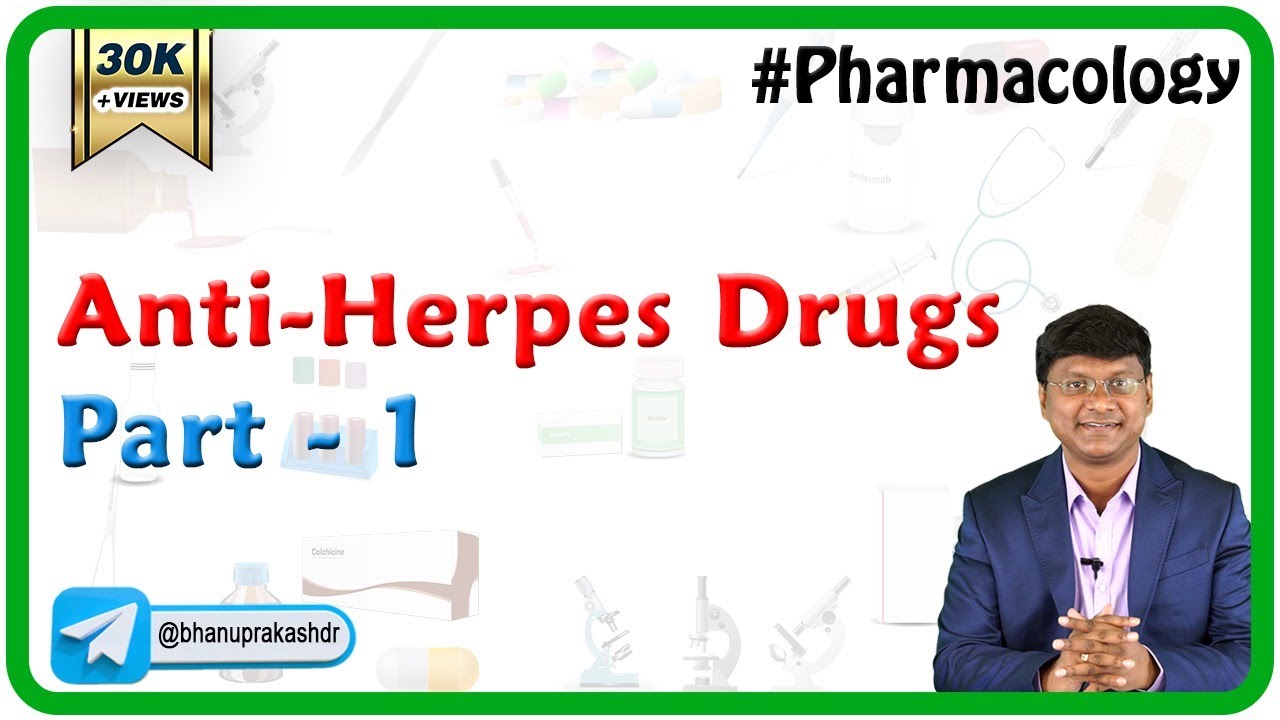 Antiherpes Drugs ( Part 1 ) Pharmacology by Dr Rajesh Gubba Fmge