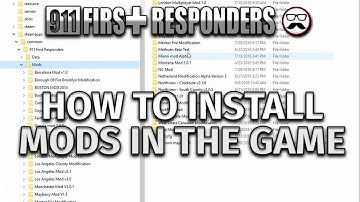 911 First Responders / Emergency 4 - How To Install Mods To The Game!