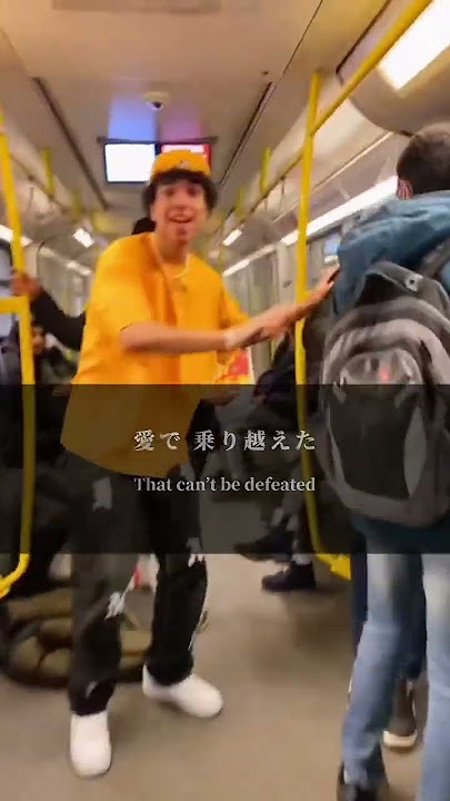 電車の中でEliが踊る動画でWaiting for love 日本語ver. 歌ってみたのリリックビデオを作ってみた #elibailar #waitingforlove #avicii