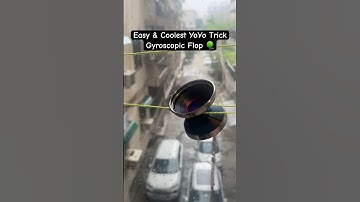 Easy and Coolest YoYo Trick - The Gyroscopic Flop #yoyo #yoyotricks #yoyoing #shorts