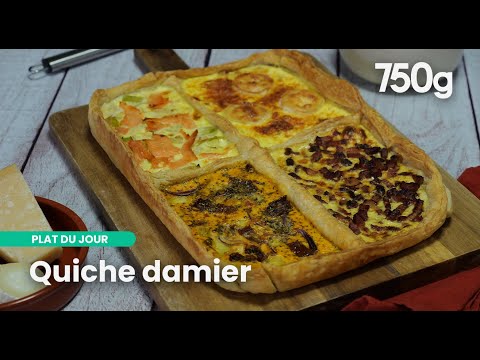 Checkerboard Quiche: Why Choose One Topping When You Can Have Four? | 750g