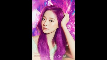 TWICE TZUYU - Rainbow Series (Violet Version) 🌈💜 Sana Mina Nayeon Momo | #Twice #Shorts #kpop #edit