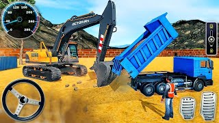 Real JCB Construction Simulator 3D - Excavator Work, Cargo Truck Driving - Android GamePlay screenshot 4