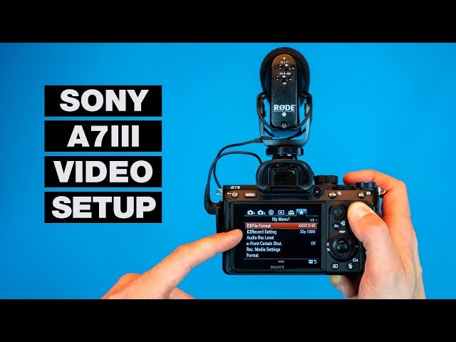 How to Setup Your Camera for Video — Sony A7III Tutorial class=