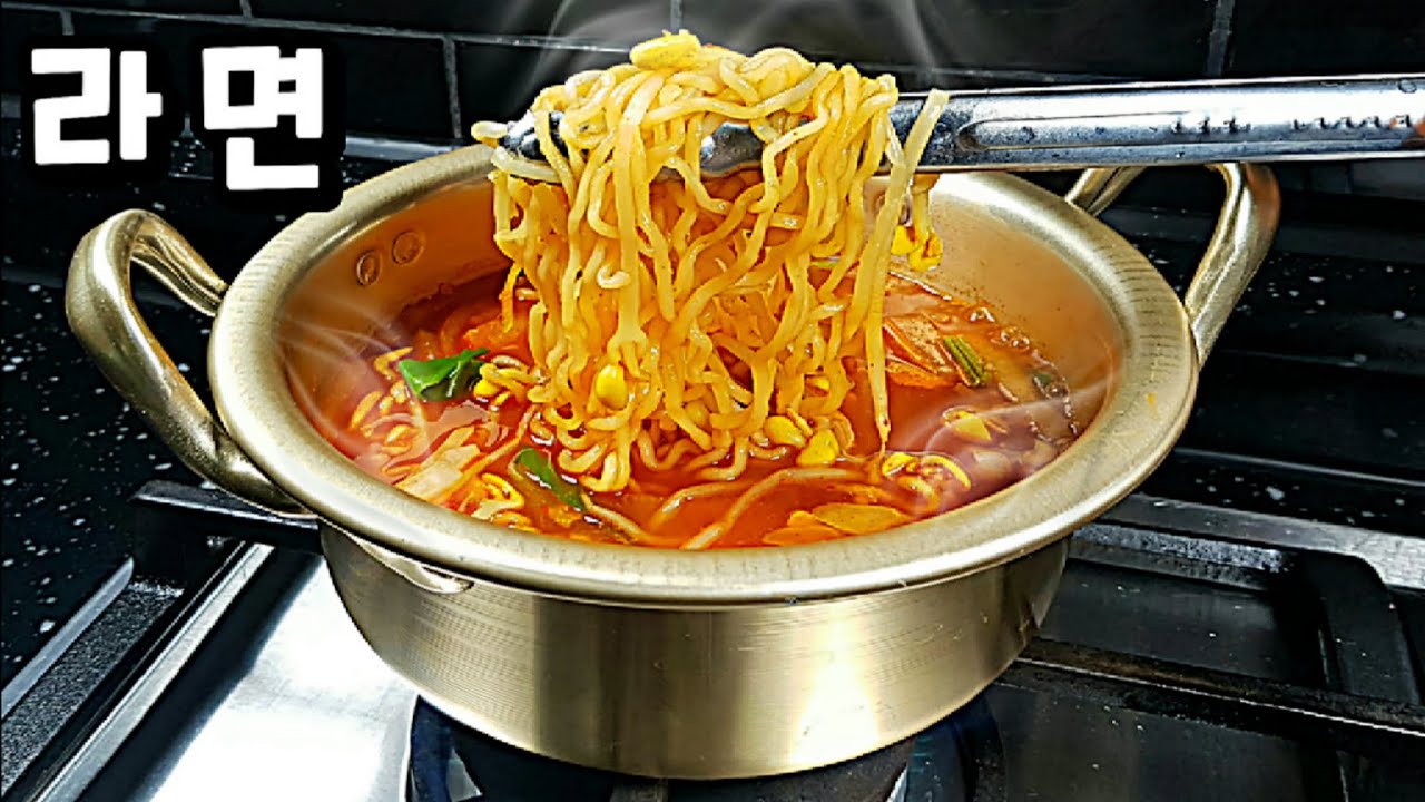 콩나물 황태 라면