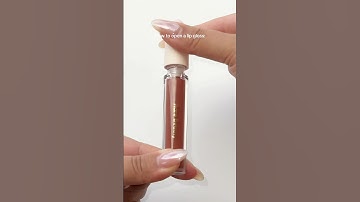 How to apply lip gloss: #rarebeauty #shorts #lipgloss #howto