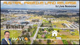 Live: Highly anticipated land release at 205 Eleventh Avenue, Austral 2179.  Premium location.