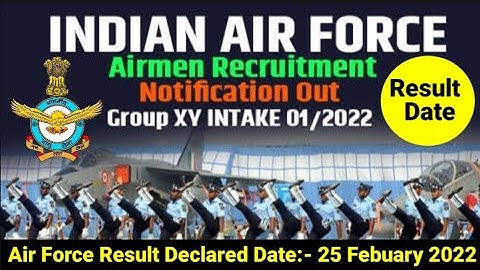 🔴Live-Air Force Enrollment List Released |Air Force Result Date 2021|Air Force New Update