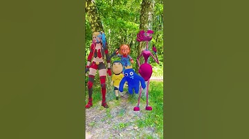 Chucky,Jeffy,HARLEY QUINN,Long Legs cloak invisibility #funny #shorts