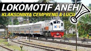 BUNYINYA KOK GINI?? LOKOMOTIF INI PUNYA KLAKSON YANG ANEH \u0026 LANGKA, CUMA ADA SATU YANG SEPERTI INI