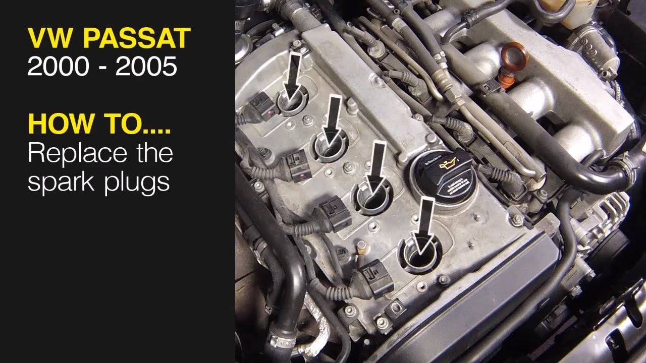 How to Replace the spark plugs on the Volkswagen Passat 2000 to 2005 YouTube
