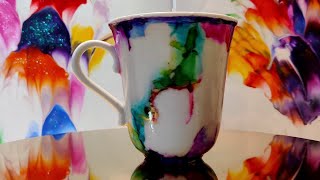 How to Make a Resin Mug with Dried Flowers┃Safe to drink? 