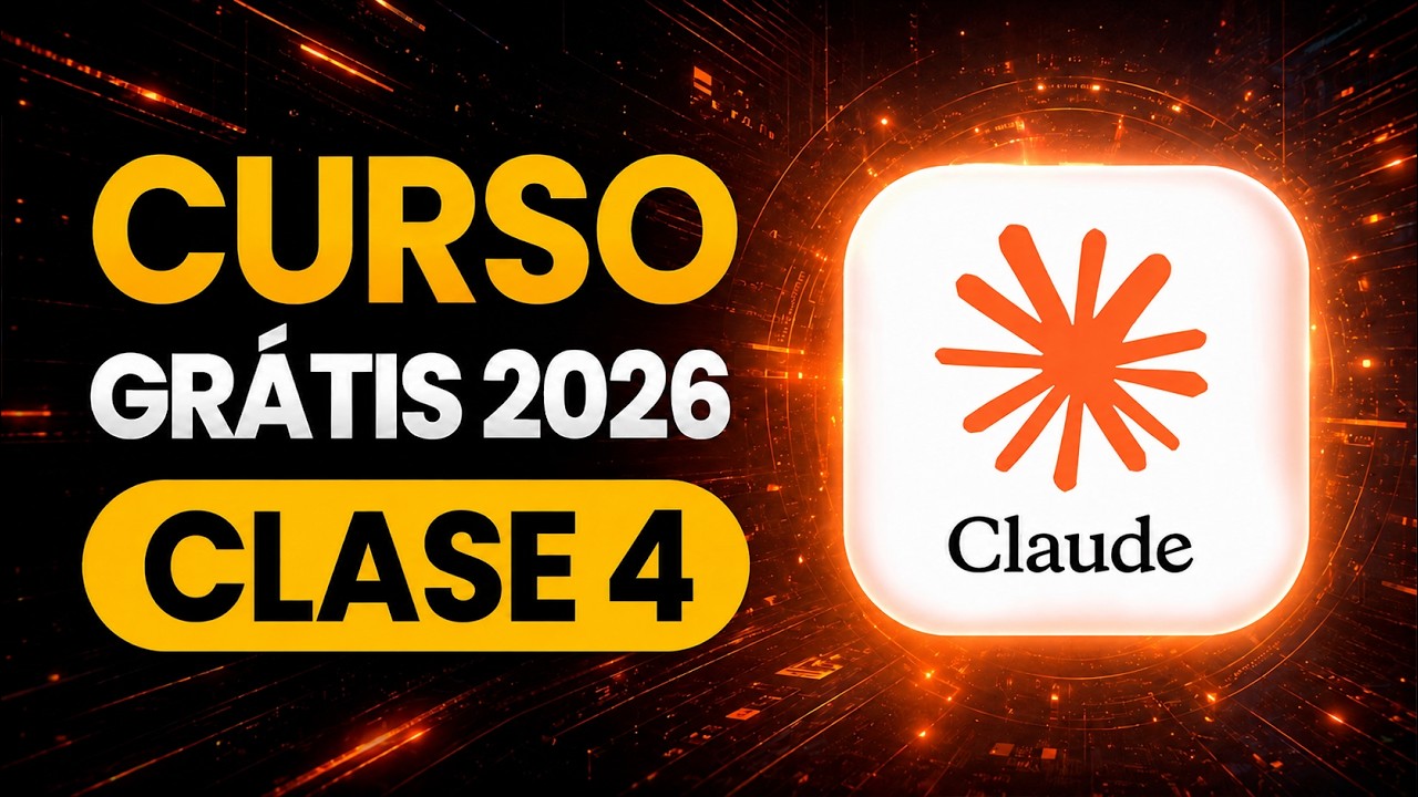 Miniatura de YouTube: Curso Básico Gratis Claude 2026: Clase 4