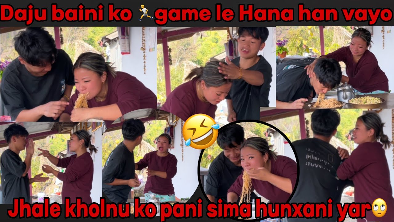 Dai baini ko 🏃game le maro 😅hana han nai vayo 🙄