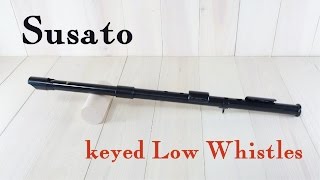 Susato Low whistle D with keys - キー付きローホイッスル D管