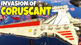 Epic Invasion of CORUSCANT Defenses!  Star Wars: EAW Fall of the Republic Mod S3E23