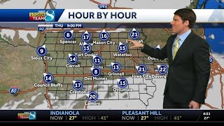 Colder today with not much sunshine