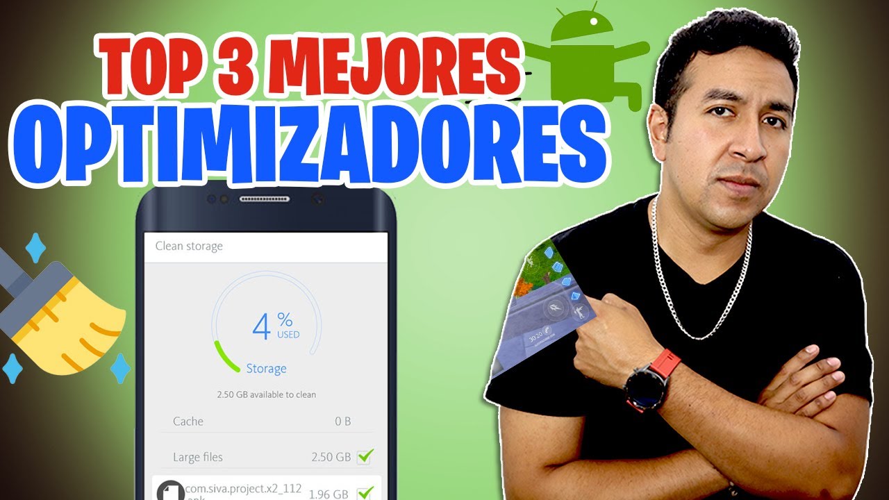 3 APPS PARA LIMPIEAR, ACELERAR Y OPTIMIZAR CUALQUIER TELEFONO ANDROID 🚀 Optimizadores que si sirven!