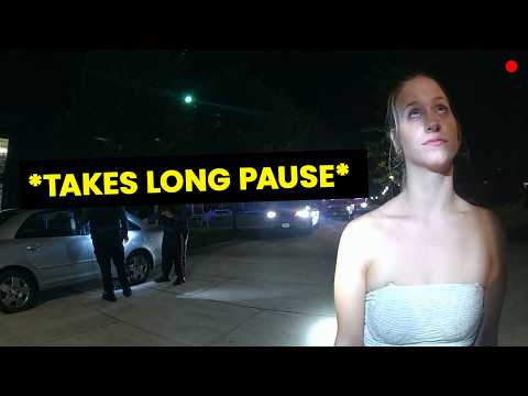 College Girl Thought She Was Driving on the Road...finds out.