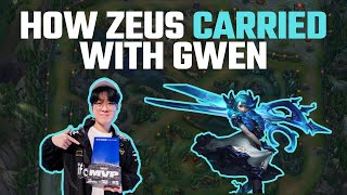 HOW ZEUS CARRIED WITH GWEN | Zeus vs TheShy Game 2 In-Depth Review | Worlds 2023