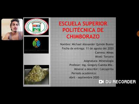 Video: ¿Cuál es la fórmula química de la calcopirita?