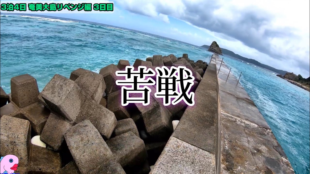 [#奄美大島リベンジ編  3]1匹の魚を釣るためにレンタカーで色々なポイントに向かった。