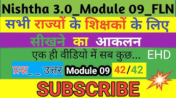 module 9 | nishtha 3.0 fln module 9 | module 9 answer key