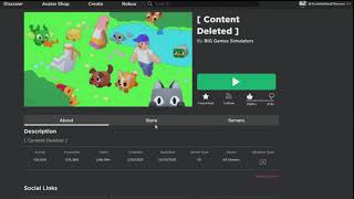PET SIMULATOR X WAS CONTENT DELETED.. (Roblox)