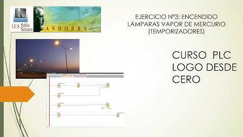 28#curso plc logo ejercicio temporizadores