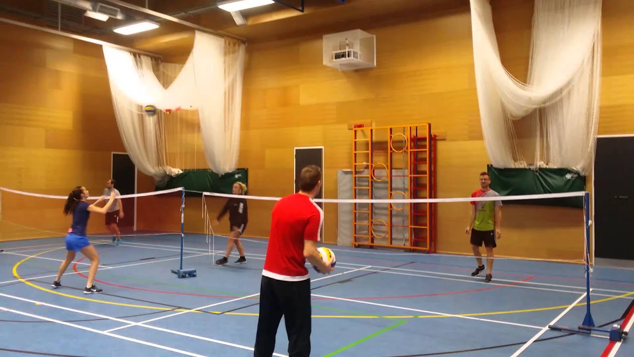 TGFU Volleyball 1 catch and throw over YouTube